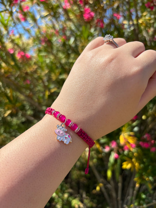 Cow Bracelet (Pink) 🐮