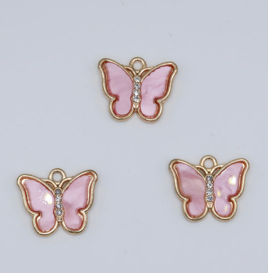 Butterfly pastel charms
