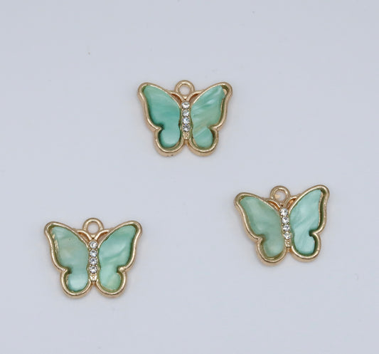 Butterfly pastel charms