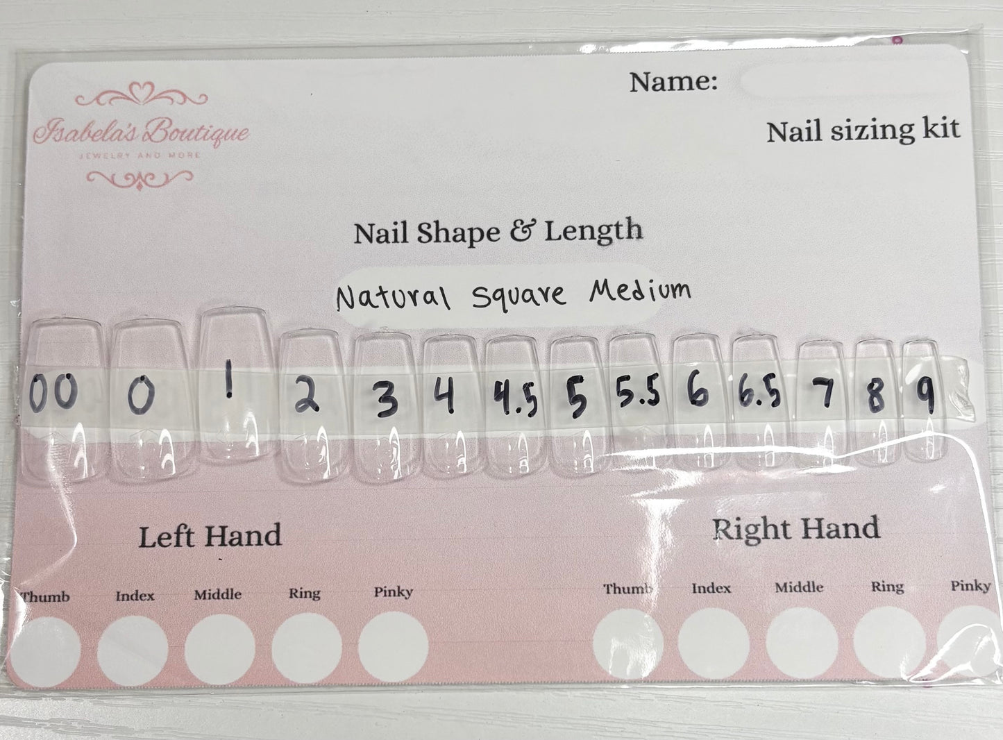 Nail Sizing Kit 💅