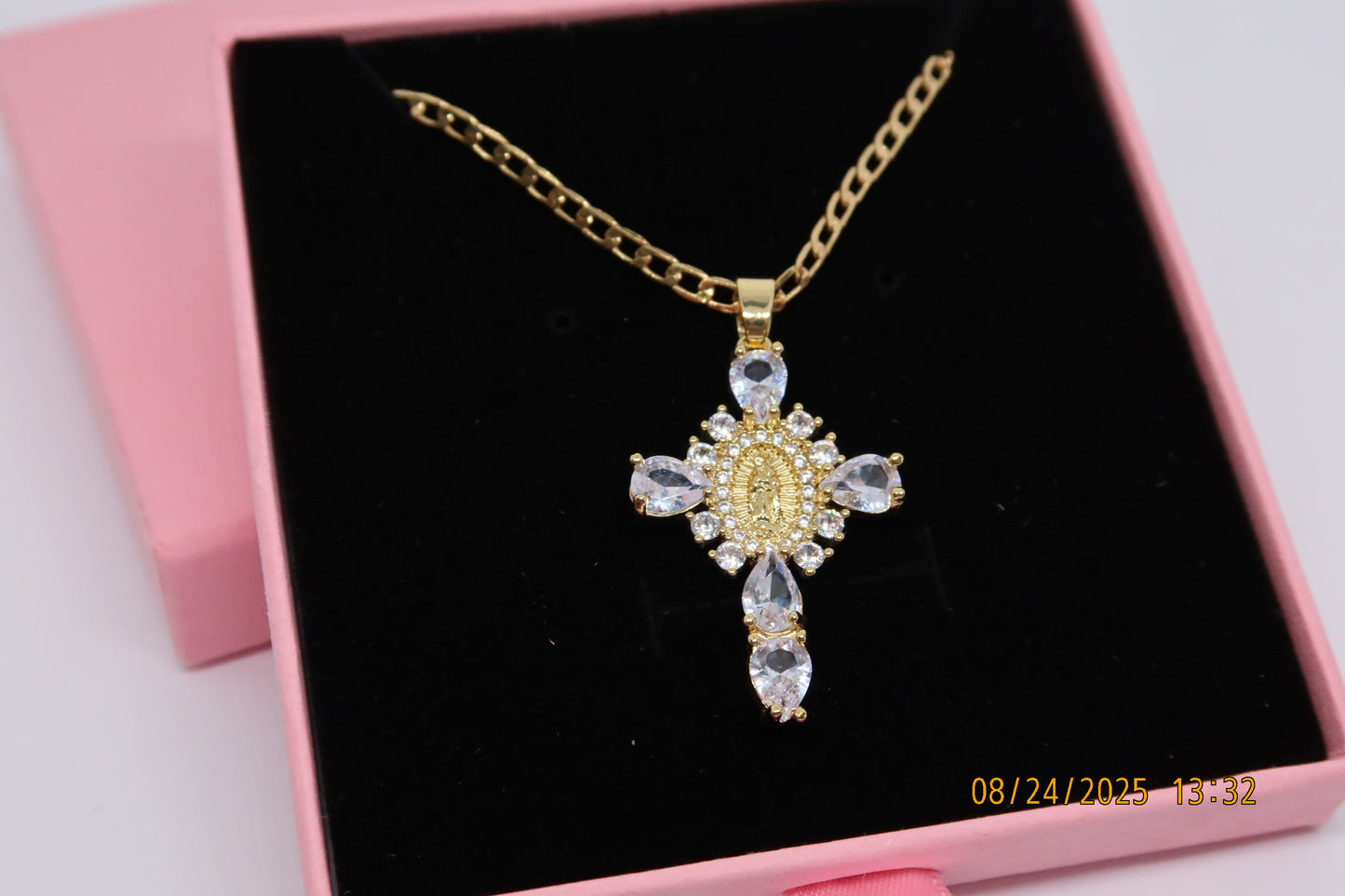 Isabela Necklace – 20” (18K Gold Plated) White
