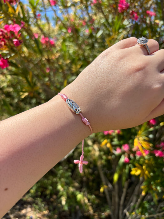 Virgen Maria Cruz Pulsera ✞